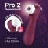 Satisfyer Pro 2 Gen3 - akumulatorski stimulator klitorisa z zračnimi pulzi (rdeč)