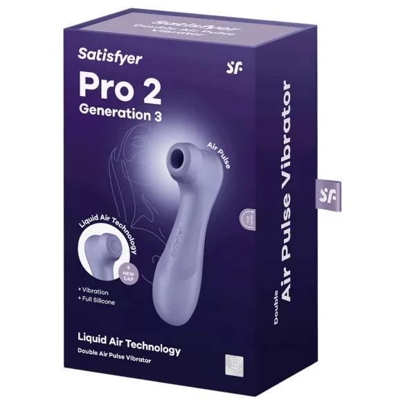Satisfyer Pro 2 Gen3 - akumulatorski stimulator klitorisa z zračnimi valovi (vijoličen)