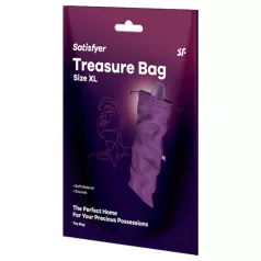   Satisfyer Treasure Bag XL - diskretna torbica za shranjevanje erotičnih igračk (vijolična)