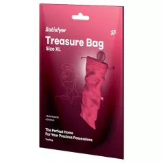   Satisfyer Treasure Bag XL - diskretna torbica za shranjevanje erotičnih igrač (roza)