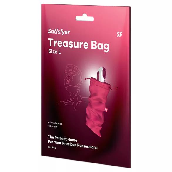 Satisfyer Treasure Bag L - torbica za shranjevanje - velika - roza