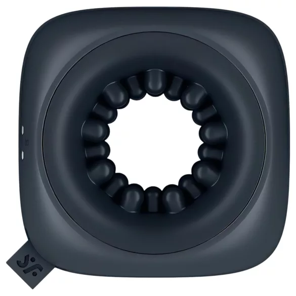 Satisfyer Ring Stroker - akumulatorski vibracijski masturbator (črn)