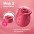 Satisfyer Pro 2 Rose Classic - valovit dražljaj klitorisa (rdeč)