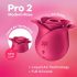 Satisfyer Pro 2 Rose Modern - Vetrni dražilec za klitoris (rdeč)
