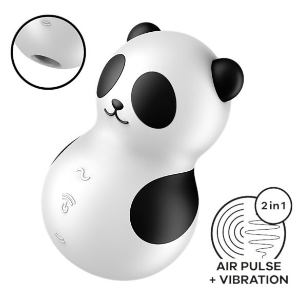 Satisfyer Pocket Panda - Zračni Stimulator za Klitoris (Črna)