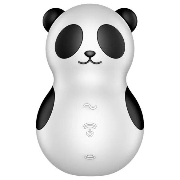 Satisfyer Pocket Panda - stimulator klitorisa z zračnimi valovi (črn)