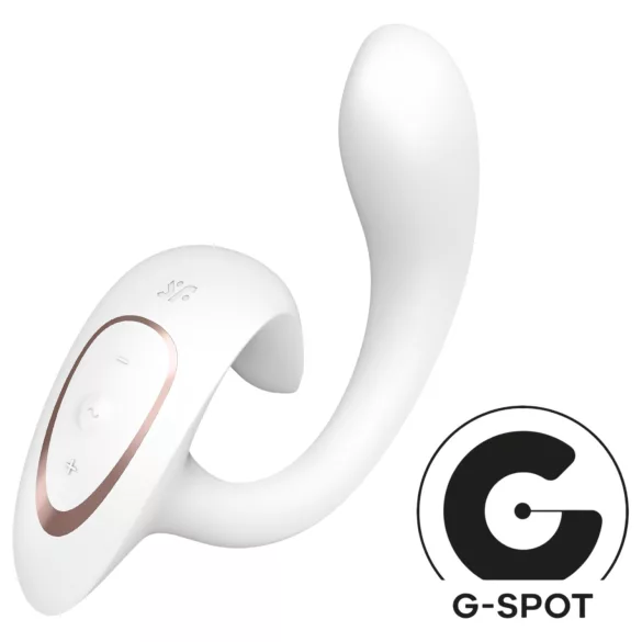 Satisfyer G for Goddess 1 - vibrator za klitoris in G-točko - bel