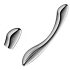 Satisfyer Pure Gravity 1 – rebrast jekleni dildo (srebrn)