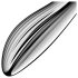Satisfyer Pure Gravity 1 – rebrast jekleni dildo (srebrn)