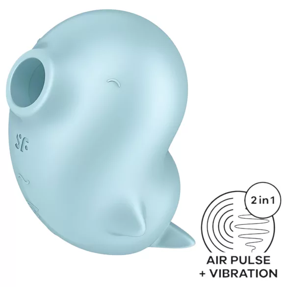 Satisfyer Sassy Seal - stimulator klitorisa z zračnimi valovi - turkizna
