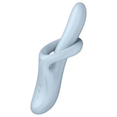   Satisfyer Heat Flex 4 - vibrator za klitoris s segrevanjem - srebrn