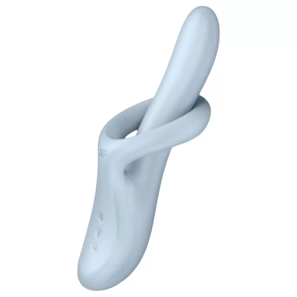 Satisfyer Heat Flex 4 - vibrator za klitoris s segrevanjem - srebrn