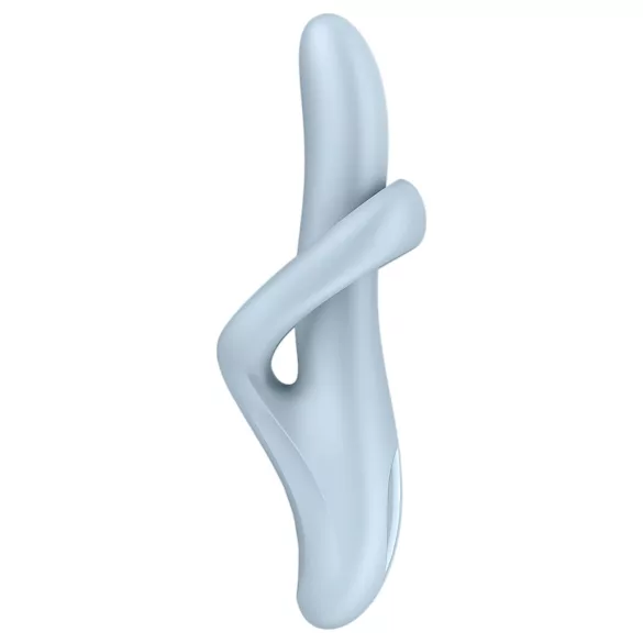 Satisfyer Heat Flex 4 - grelni vibrator z ročajem za klitoris (moder)