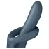 Satisfyer Heat Flex 4 - grelni vibrator s klitoralnim nastavkom (siv)