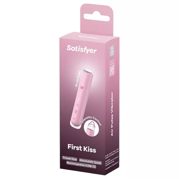 Satisfyer First Kiss - zračni stimulator klitorisa (roza)