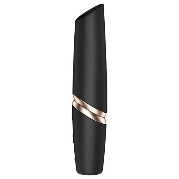 Satisfyer Perfect Kiss - črni šminka vibrator