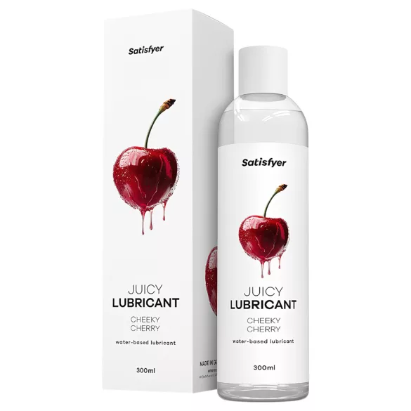 Satisfyer - lubrikant z okusom češnje - 300 ml