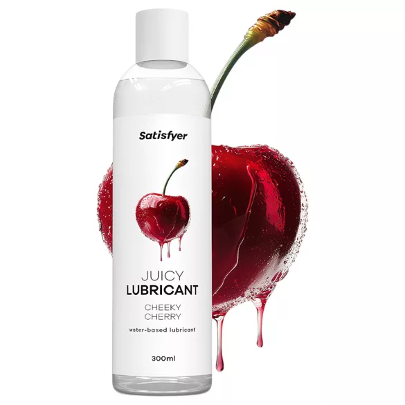 Satisfyer - lubrikant z okusom češnje - 300 ml