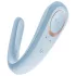 Satisfyer Double Classic - vibrator za pare (moder)