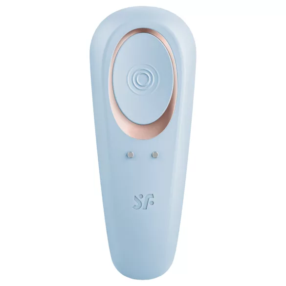 Satisfyer Double Classic - vibrator za pare (moder)
