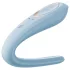 Satisfyer Double Classic - vibrator za pare (moder)