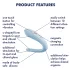 Satisfyer Double Classic - vibrator za pare (moder)