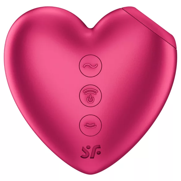 Satisfyer Cutie Heart - stimulator klitorisa z zračnimi valovi - roza