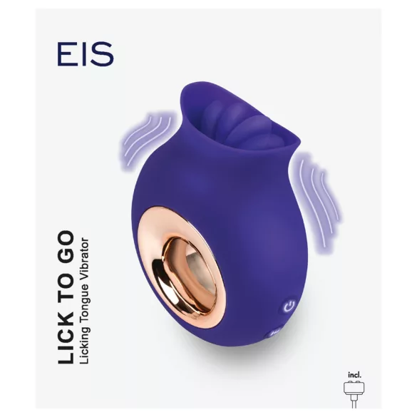 EIS - vibrator za draženje klitorisa - priročen - vijoličen