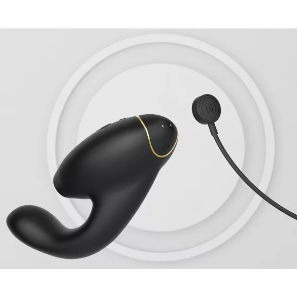 Womanizer Duo 2 - vibrator za G-točko in klitoris - 2v1 - črna