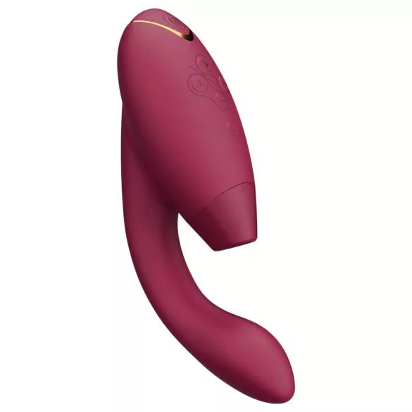 Womanizer Duo 2 - vibrator za G-točko in klitoris - rdeč