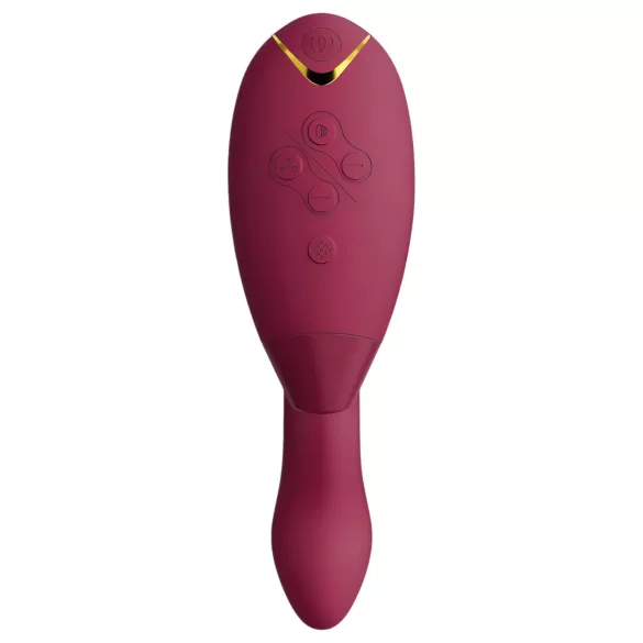 Womanizer Duo 2 - vibrator za G-točko in klitoris - rdeč