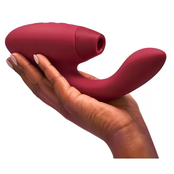 Womanizer Duo 2 - vibrator za G-točko in klitoris - rdeč
