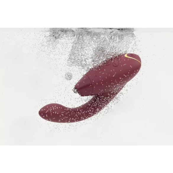 Womanizer Duo 2 - vibrator za G-točko in klitoris - rdeč