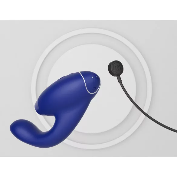Womanizer Duo 2 - vibrator za G-točko in klitoris - modra