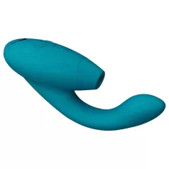   Womanizer DUO 2 - sesalnik za klitoris z rabbit vibratorjem (Petrol)