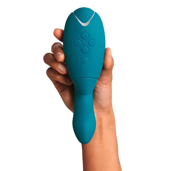 Womanizer Duo 2 - vibrator za G-točko in klitoris - 2v1 - zelena