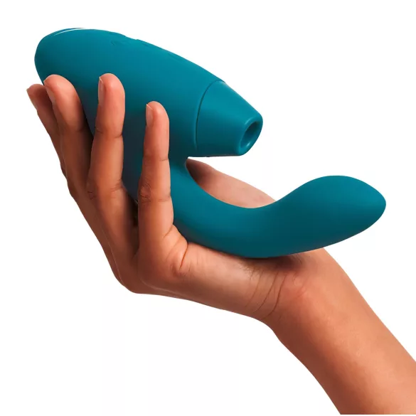 Womanizer Duo 2 - vibrator za G-točko in klitoris - 2v1 - zelena
