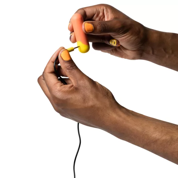 ROMP Riot - mini vibrator - vibracijska palica - oranžna