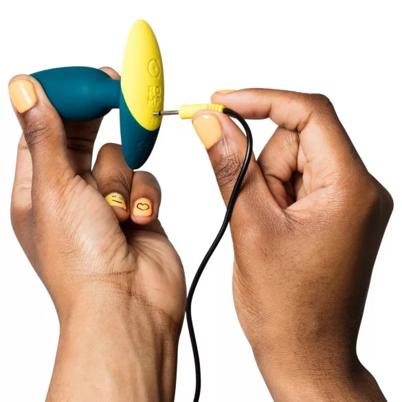 ROMP Bass - analni vibrator - zelena