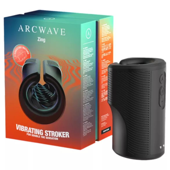 Arcwave Zing - 2-motorski masturbator (črn)