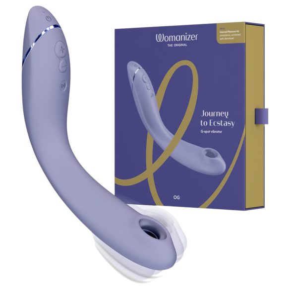 Womanizer OG - polnilni, zračni 2v1 G-točka vibrator (vijoličen)