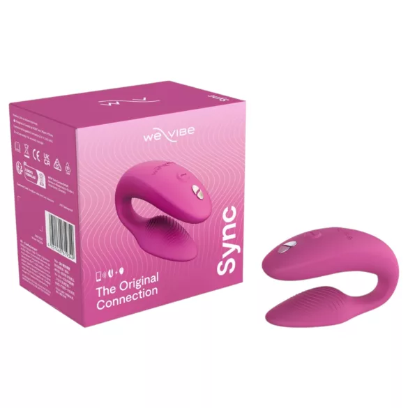We-Vibe Sync - vibrator za pare z aplikacijo in daljinskim upravljalnikom (roza)