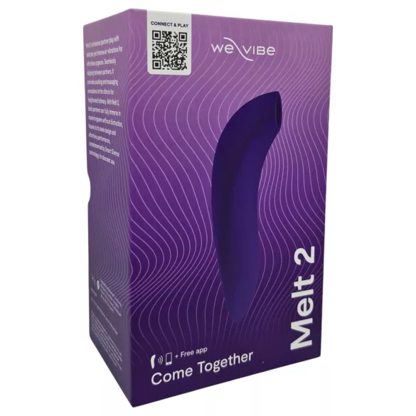 We-Vibe Melt 2 - pametni stimulator klitorisa z zračnimi valovi (vijoličen)
