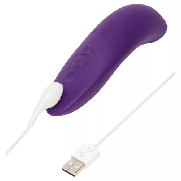 We-Vibe Melt 2 - aplikacijo-voden stimulator klitorisa z zračnimi valovi (vijoličen)
