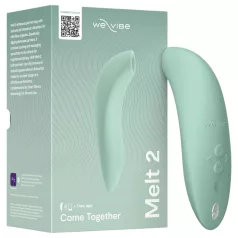   We-Vibe Melt 2 - aplikacijsko vodeni vibrator za klitoris z zračnimi valovi (turkizen)