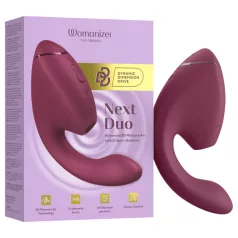   Womanizer Next Duo - vibrator za G-točko in klitoris - 2v1 - roza
