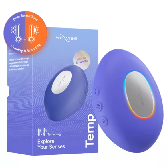 We-Vibe Temp - hladilno-grelni vibrator za draženje klitorisa (moder)
