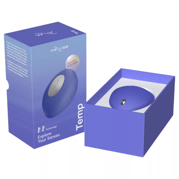 We-Vibe Temp - hladilno-grelni vibrator za draženje klitorisa (moder)
