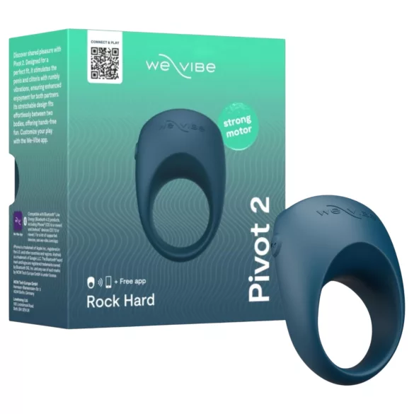 We-Vibe Pivot 2 - pametni vibracijski obroček za penis (moder)