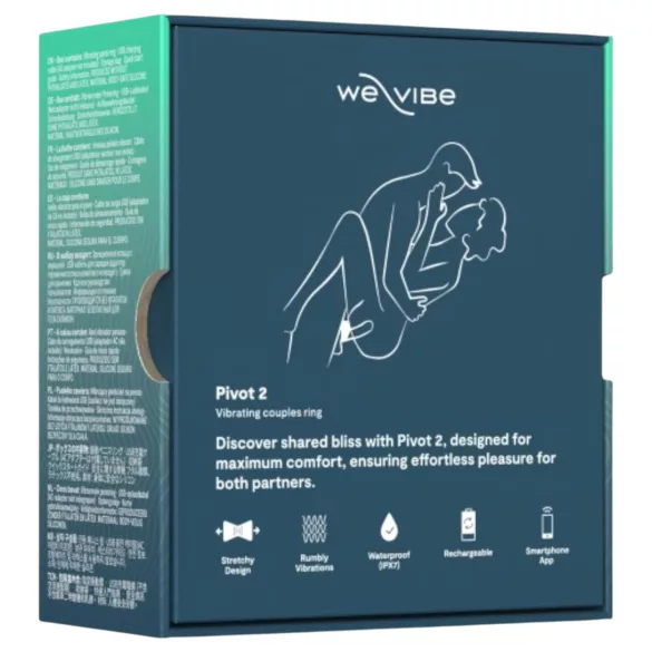 We-Vibe Pivot 2 - pametni vibracijski obroček za penis (moder)